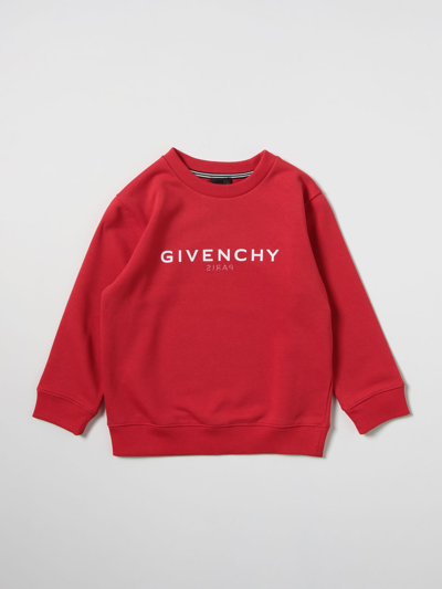 Shop Givenchy Sweatshirt With Logo In Red