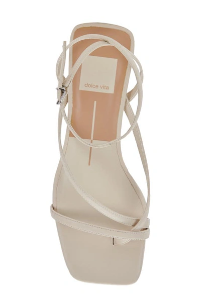 Shop Dolce Vita Baylor Ankle Strap Sandal In Ivory Leather