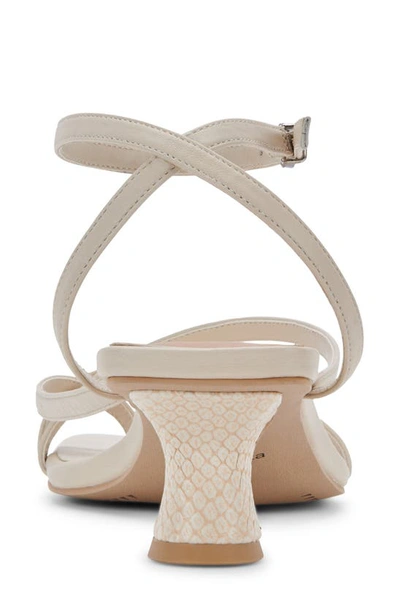 Shop Dolce Vita Baylor Ankle Strap Sandal In Ivory Leather