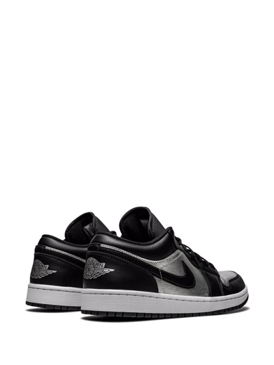 Shop Jordan Air  1 Low Se "silver Toe" Sneakers In Black