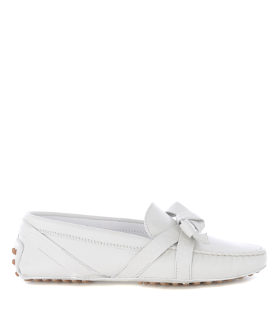Shop Tod's Xxw00g0at40 Nb5b001 In Bianco