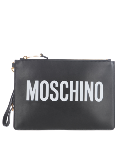 Shop Moschino A8405 8001-1555 In Nero