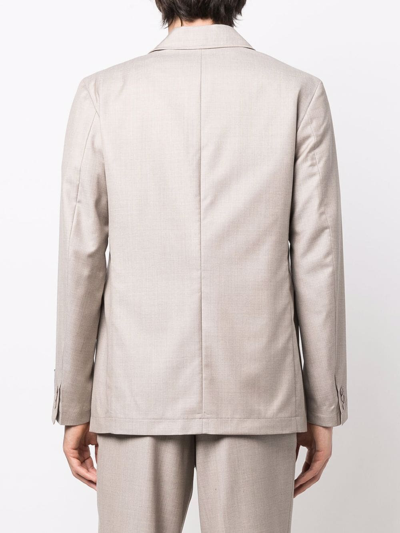 Etudes Studio Virgin Wool Single-breasted Blazer In Nude