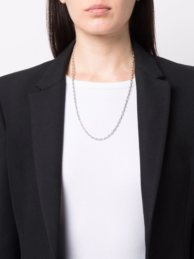 Shop Tom Wood Cable Chain Necklace In Silber