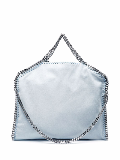 Stella Mccartney Falabella Foldover Tote Bag In Blau | ModeSens