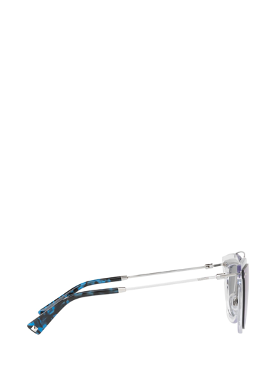Shop Valentino Eyewear Sunglasses In Transparent