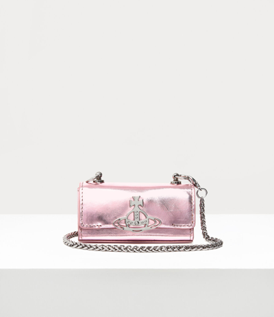 Vivienne Westwood Lippy Lipstick Case With Chain In Pink | ModeSens