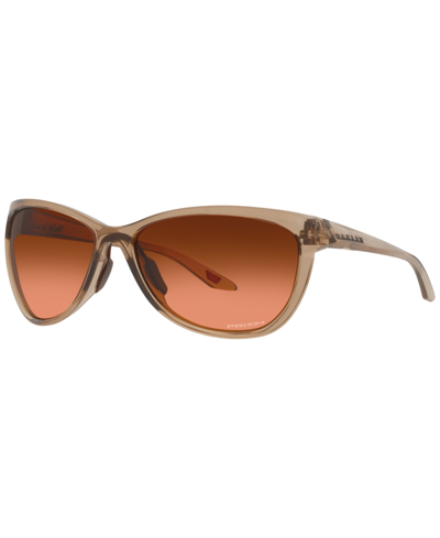 Shop Oakley Women's Sunglasses, Oo9222 Pasque 60 In Sepia