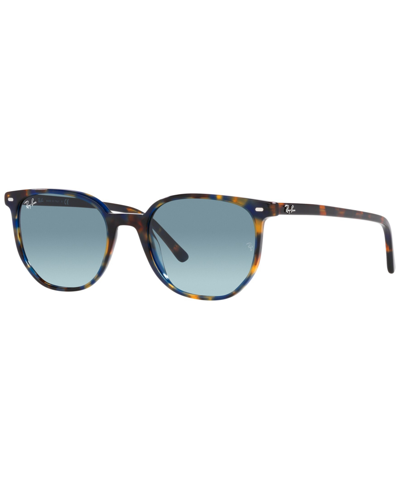Ray Ban Ray-ban Womens Yellow Elliot Geometric-frame Acetate Sunglasses In Yellow And Blue Havana