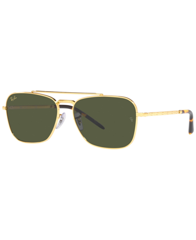Shop Ray Ban Unisex Sunglasses, Rb3636 New Caravan 58 In Legend Gold-tone