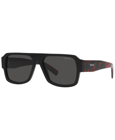 Shop Prada Men's Sunglasses, Pr 22ys In Black