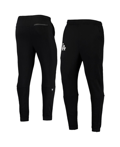 Shop Levelwear Men's Black Los Angeles Dodgers Tempo 22 Fleece Pants