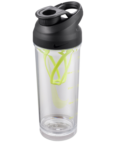 Shop Nike Hypercharge 24 Oz. Shake Bottle In Clear/volt