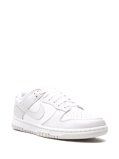 Shop Nike Dunk Low "photon Dust" Sneakers In White