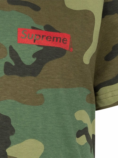Shop Supreme Spiral Crew Neck T-shirt In Green