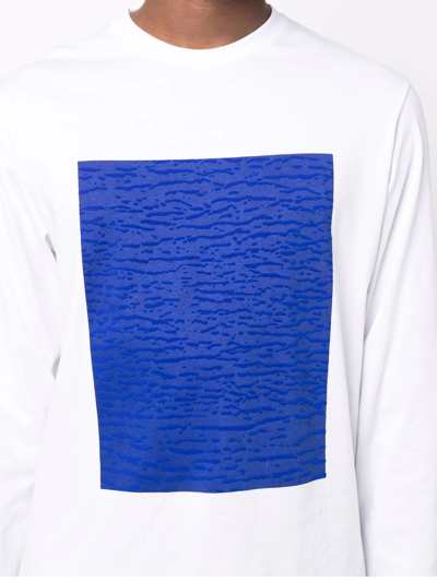 Shop Etudes Studio Sketch-print Organic Cotton T-shirt In White
