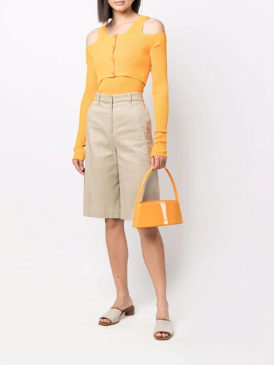 Shop Low Classic New Curve Shoulder Bag In Orange