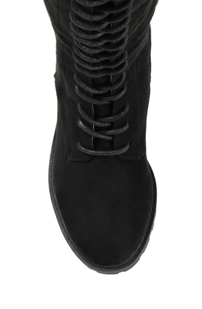Journee Collection Jenicca Lace-up Tall Boot In Black