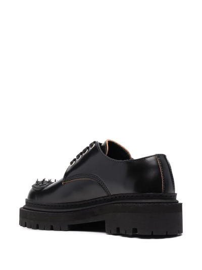 Shop Camperlab Eki Spike-studded Leather Shoes In Black
