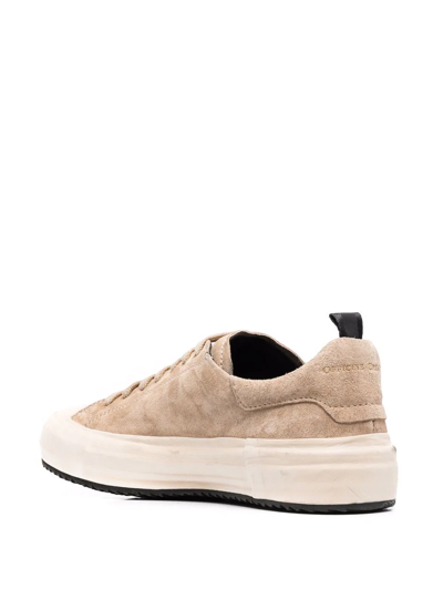 Officine Creative Mes Suede Sneakers In Nude