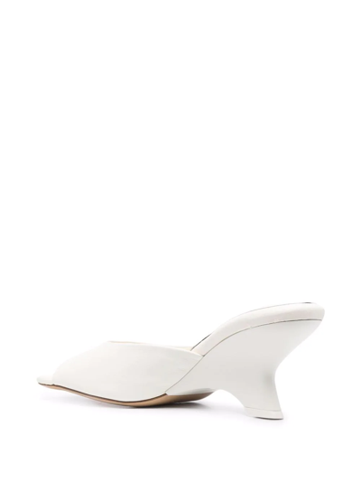 Shop Gia Borghini Gia Slip-on Sandals In Weiss
