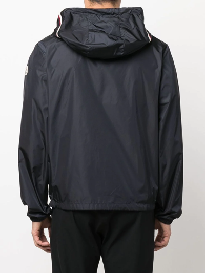 Moncler Grimpeurs Navy Shell Jacket In Blau