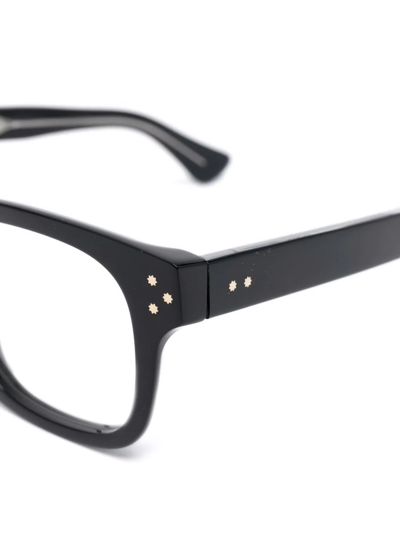 Shop Cutler And Gross Square-frame Optical Glasses In Black