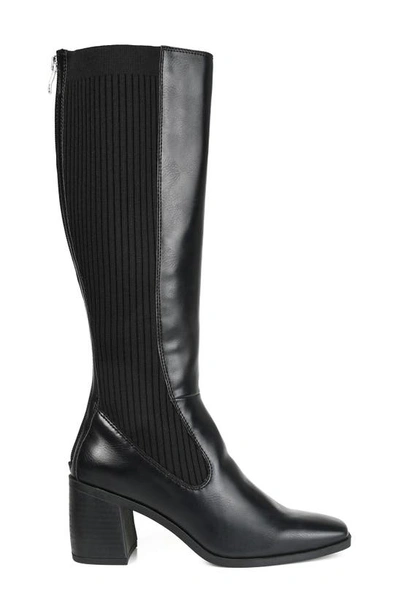 Journee Collection Winny Tall Boot In Black