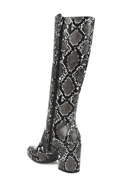 Journee Collection Extra Wide Calf Tavia Boots In Grey