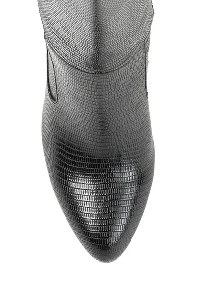 Journee Collection Tavia Embossd Tall Boot In Black
