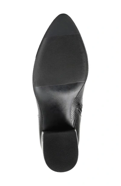 Journee Collection Tavia Embossd Tall Boot In Black