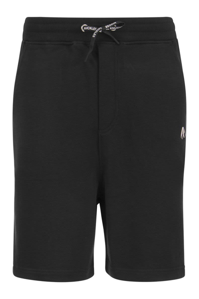 Shop Moose Knuckles Sarasota - Sweat Shorts In Black