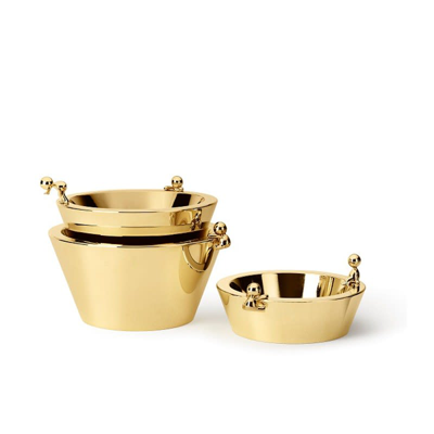 Shop Ghidini Omini - Medium Bowl High Brass In High Brass 