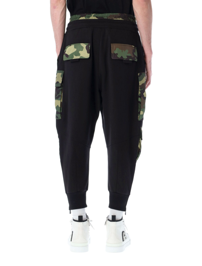 Shop Dolce & Gabbana Camouflage-print Details Joggings Pants In Black Camouflage