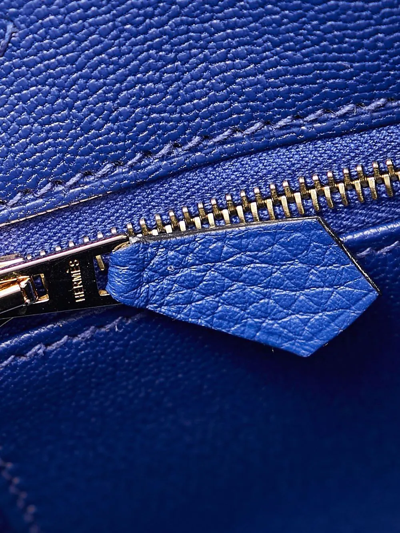 Hermès Birkin 30 Navy Leather Handbag (Pre-Owned)