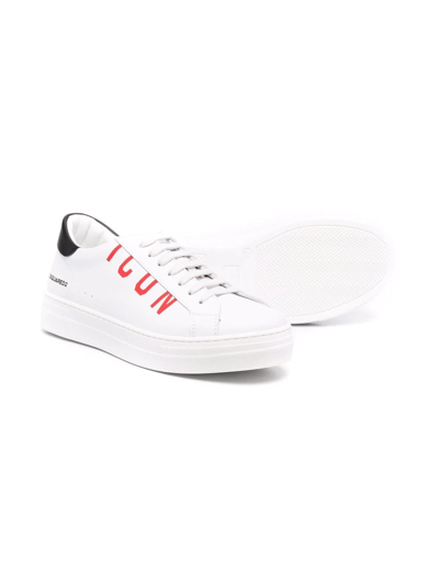 Dsquared2 Forever Icon Low-top Sneakers In White