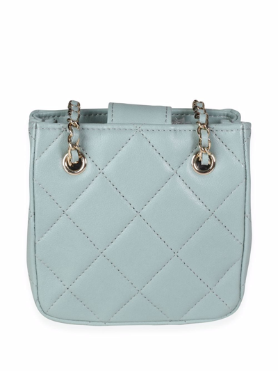Pre-owned Chanel Mini Cc Crossbody Bag In Green