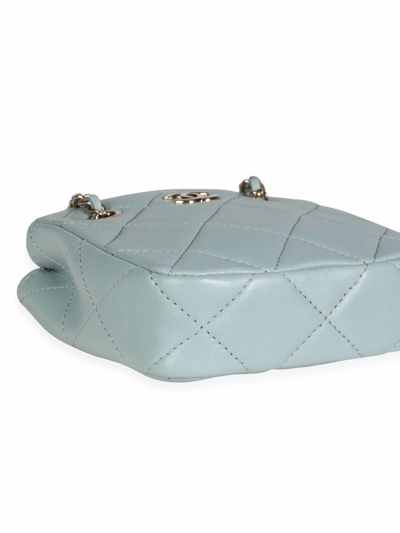Pre-owned Chanel Mini Cc Crossbody Bag In Green