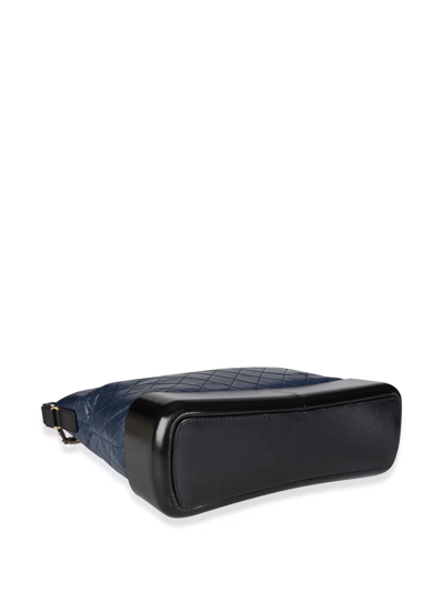 Pre-owned Chanel Large Gabrielle Two-way Bag In Blue