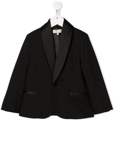 Shop Elie Saab Junior Single-breasted Blazer In Black