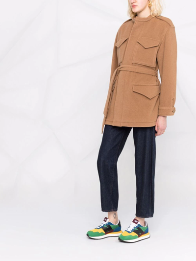 Shop Polo Ralph Lauren Double-faced Wool Surplus Jacket In Neutrals