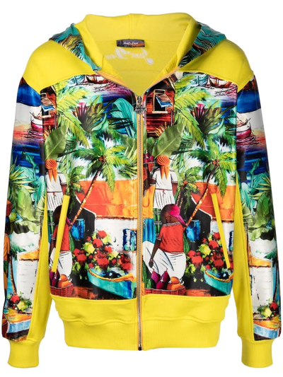 Just Don Graphic-print Hooded Jacket In Multicolor | ModeSens