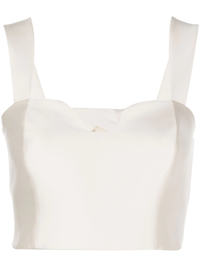 Shop Sachin & Babi Darcy Cropped Top In White