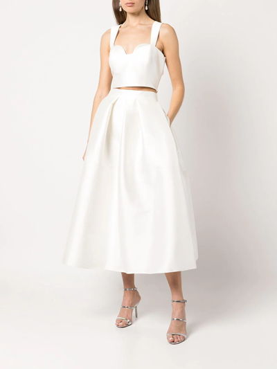 Sachin & Babi Darcy Cropped Top In White