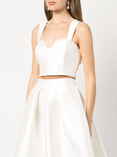 Sachin & Babi Darcy Cropped Top In White