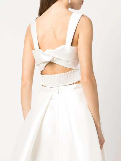 Sachin & Babi Darcy Cropped Top In White
