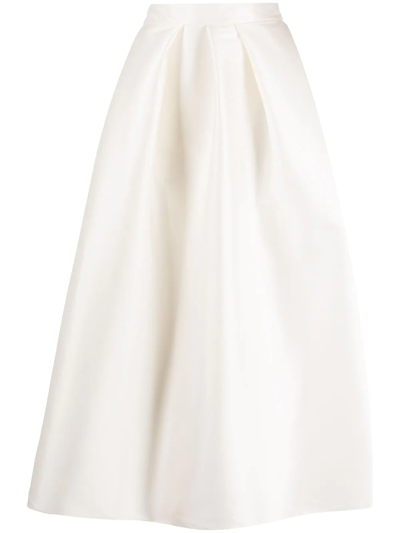 Shop Sachin & Babi Leighton Faille Skirt In White