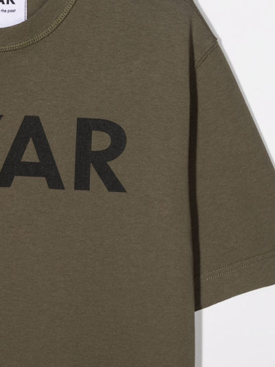 Shop Myar Logo-print T-shirt In Green