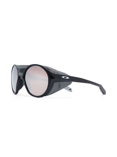 Oakley Clifton Round-frame Sunglasses In Black
