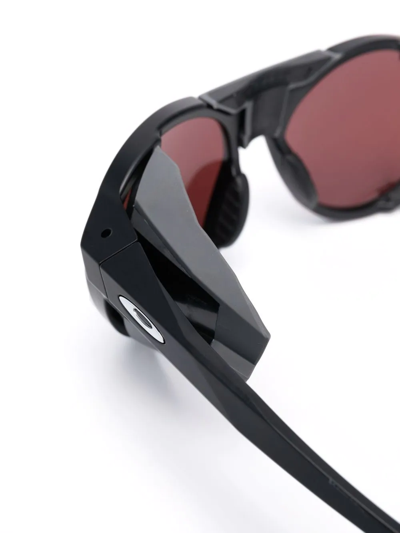Oakley Clifton Round-frame Sunglasses In Black
